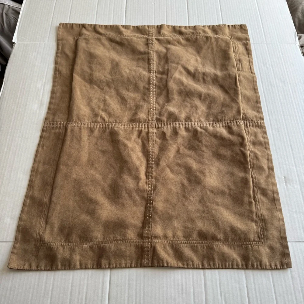 Pottery Barn Faux Suede Pillow Shame
